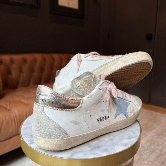 SOLD! AUTHENTIC * GOLDEN GOOSE * Barely Worn Super Star * Size 10 - Picture 7 of 7